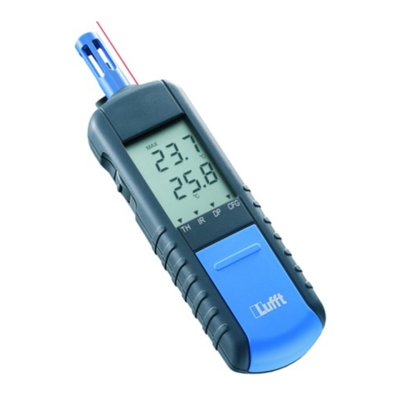 Lufft E200IR Operating Manual