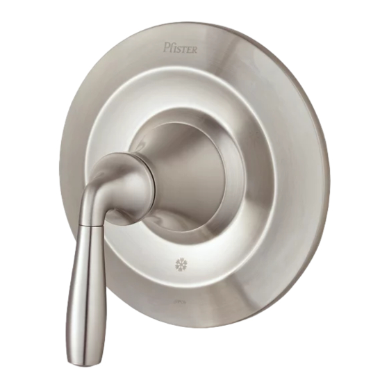 Spectrum Brands Pfister Iyla R89-XTR Quick Installation Manual