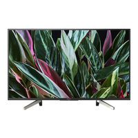 Sony BRAVIA KDL-43W800G Reference Manual