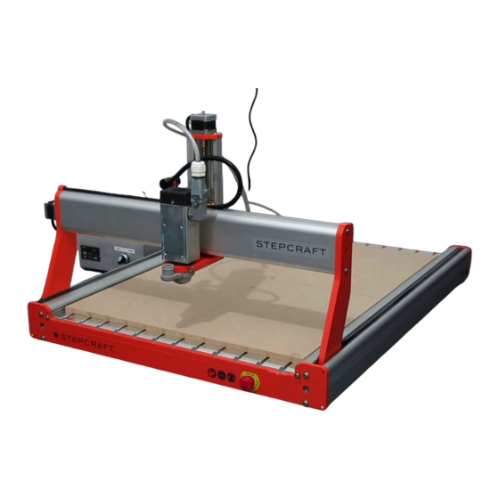 StoneyCNC STEPCRAFT Operating Instructions Manual