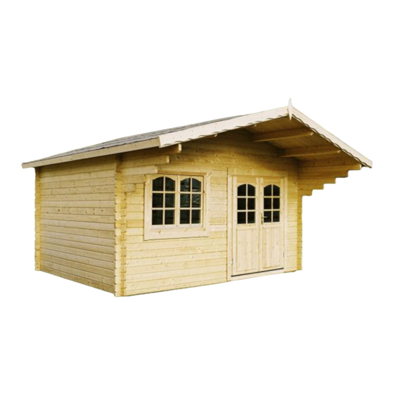 User Manuals: Palmako I44-4738 Wooden Garden House