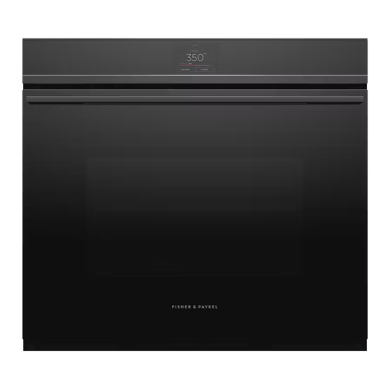 Fisher & Paykel OB30SDPTB1 User Manual