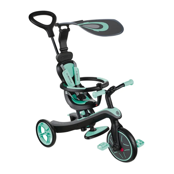 GLOBBER EXPLORER TRIKE 4in1 Manual