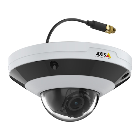 Axis F4105-LRE Mini Dome Sensor Manuals