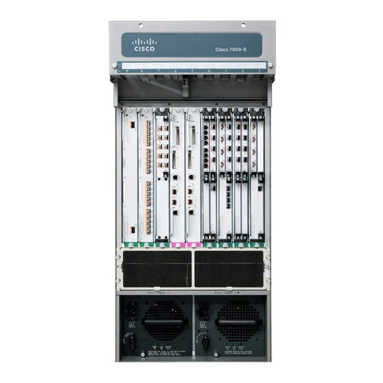 Cisco 7609-S User Manual