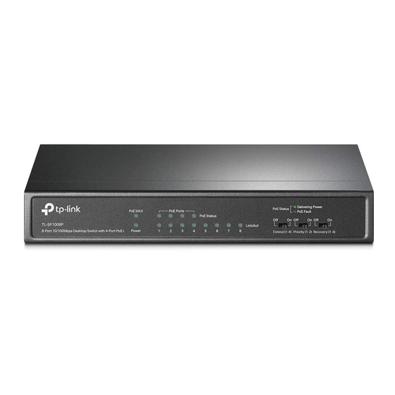 TP-Link TL-SF1008P User Manual