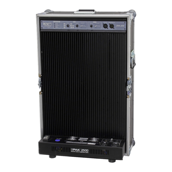 KV2 Audio EPAK 2500 User Manual