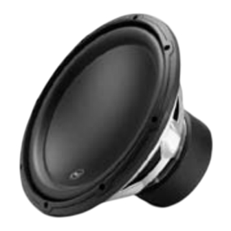 JL Audio 12W3v3-2 Owner's Manual