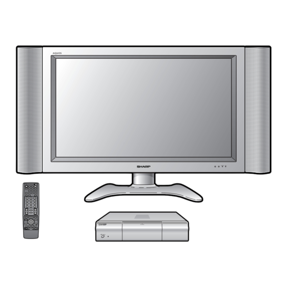 Sharp Aquos LC 37HV4U Operation Manual