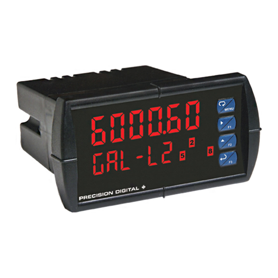 PRECISION DIGITAL ProVu Series Quick Start Manual