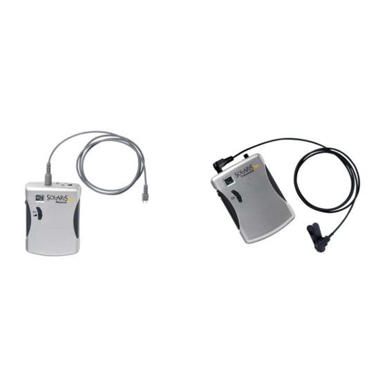 Phonic Ear Solaris Flex Quick Start Manual