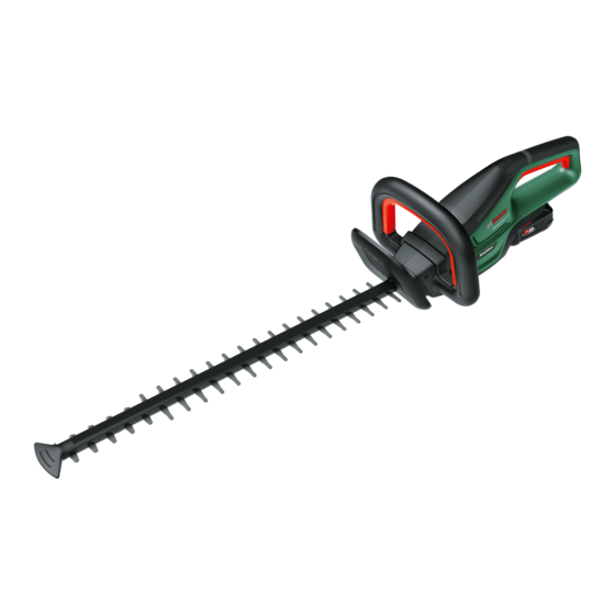 Bosch UniversalHedgeCut 50 Hedge Trimmer Manuals