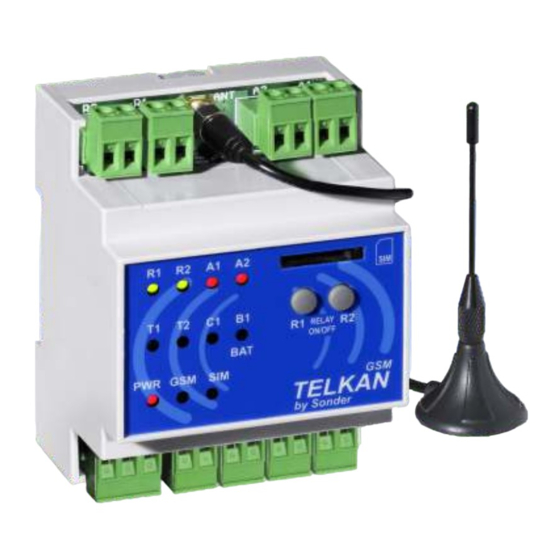 Sonder TELKAN 1 GSM 3G Manual Of Installation And Use