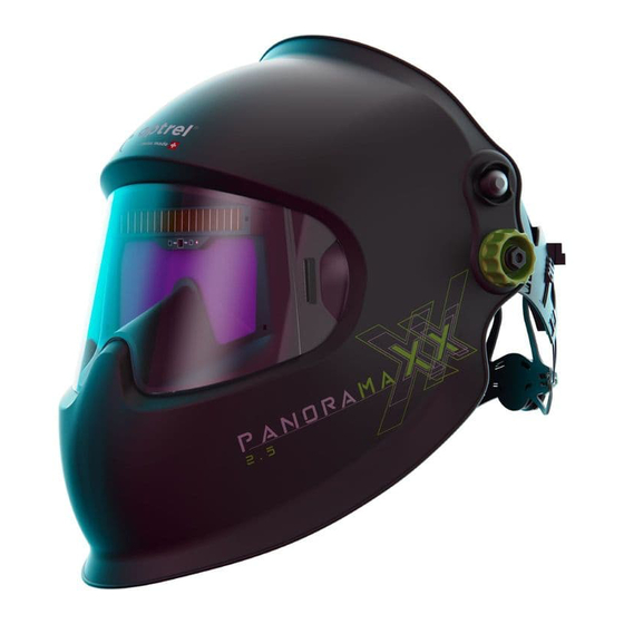 optrel PANORAMAXX 2.5 Welding Helmet Manuals