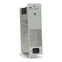 Allied Telesis AT-PWR4 Installation Manual