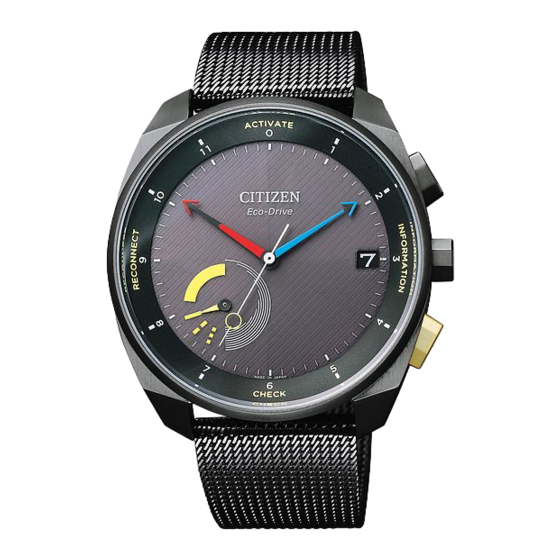 CITIZEN ECO-DRIVE RIIIVER W510 INSTRUCTION MANUAL Pdf Download