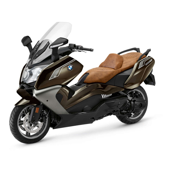 BMW Motorrad C 650 GT Instruction Book