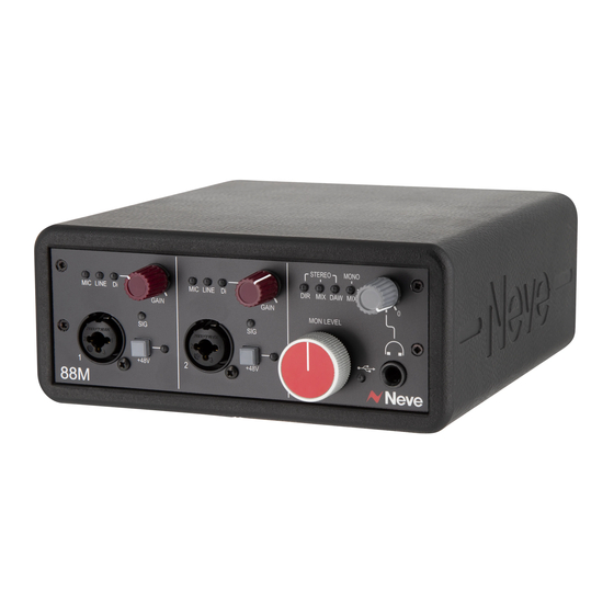 Neve 88M User Manual