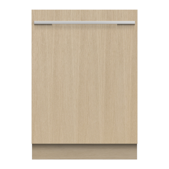 Fisher & Paykel DW60U6I Installation Manual