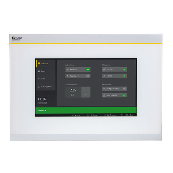 Bender COMTRAXX CP9-I Series Manual