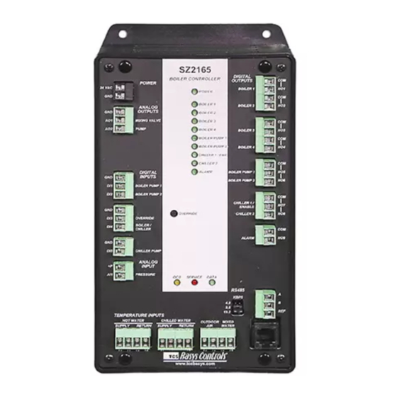 TCS Basys Controls SZ2165 Product Manual