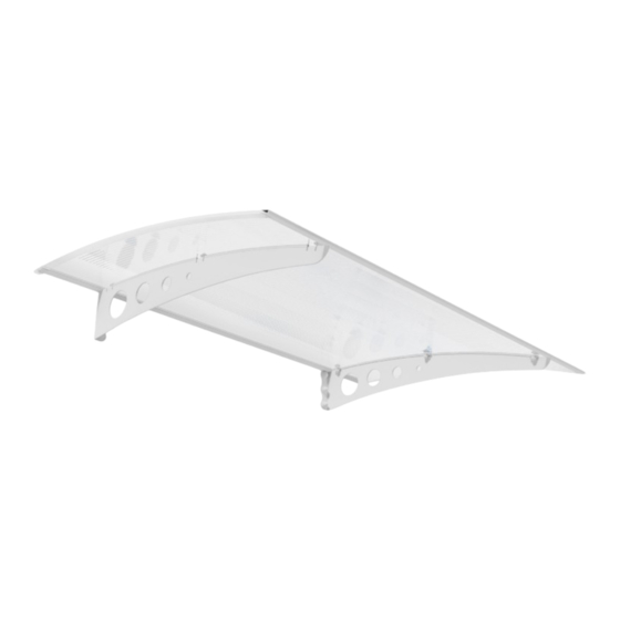 Palram solid LENA 1.4x0.9 Manuals