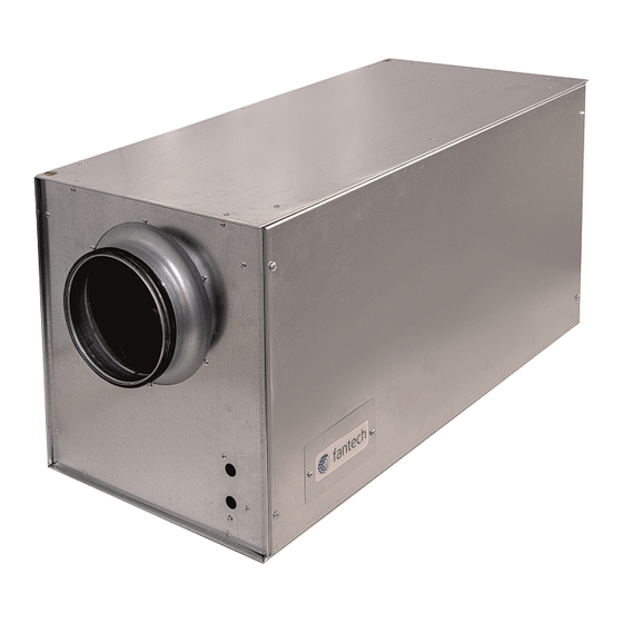 SystemAir fantech MUAS 8 Manuals