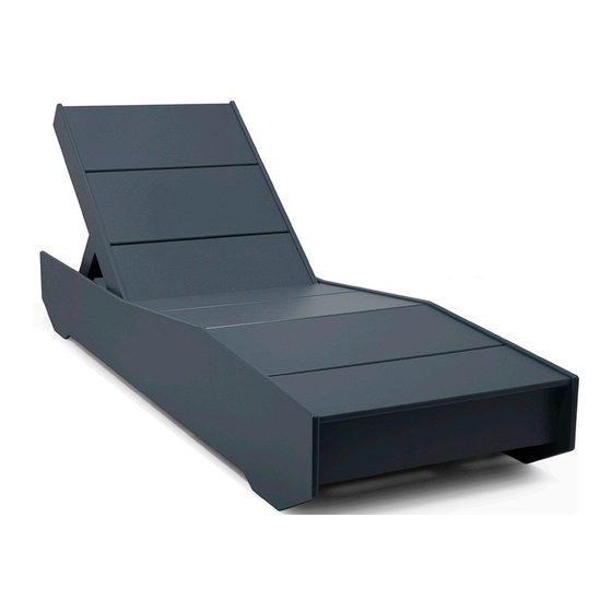 Loll Designs THE CHAISE 405 Assembly Instructions Manual