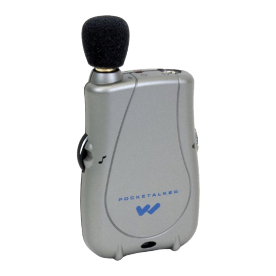 Williams Sound POCKETALKER Ultra D1 Manual And User Manual