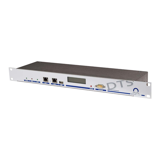 Mobatime DTS 4132.timeserver Mounting And Instruction Manual
