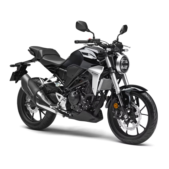 Honda CB300RA 2019 Owner's Manual