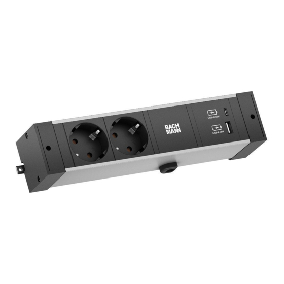 Bachmann DESK RAIL User Manual