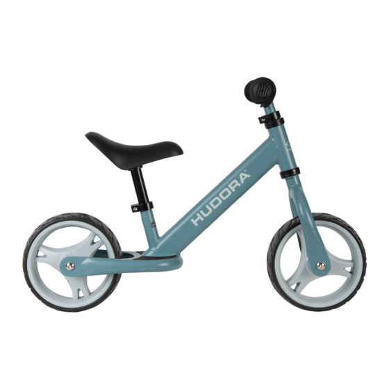 Hudora Youngster Instructions On Assembly And Use