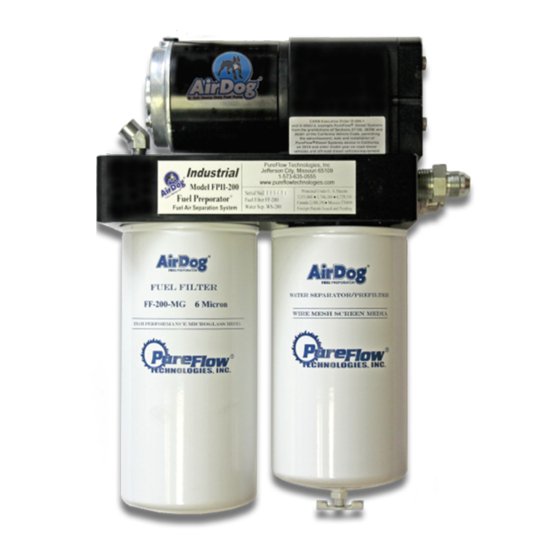 Airdog CUMMINS ISX15 Installation Manual