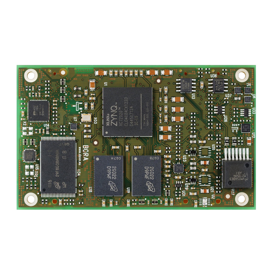 Dave Embedded Systems BORA Ultra Line ARM Cortex-A9 Quick Start Manual