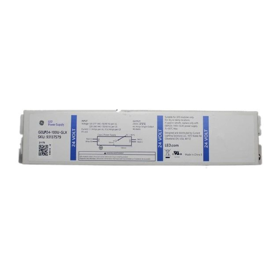 Daintree GE current Immersion GELP24-100U-GLX Installation Manual