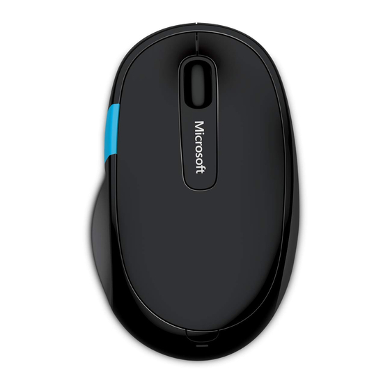 Microsoft Comfort Optical Mouse 1000 Getting Started Manual