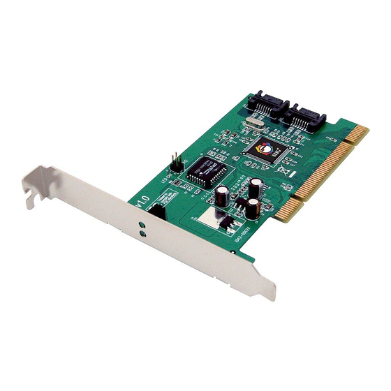 SIIG SC-SA0012-S1 Quick Installation Manual