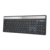 Targus EcoSmart Solar Keyboard User Manual