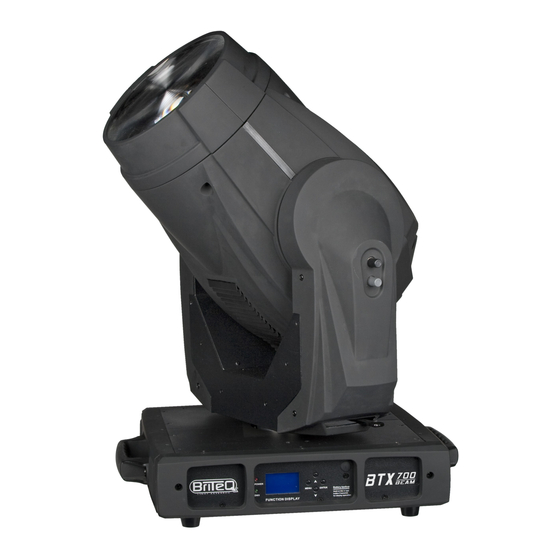 Briteq BTX-700BEAM Operation Manual