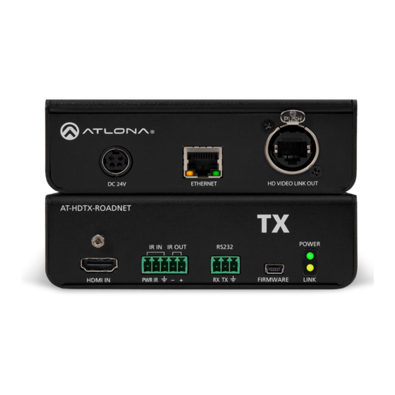 Atlona AT-HDTX-ROADNET User Manual
