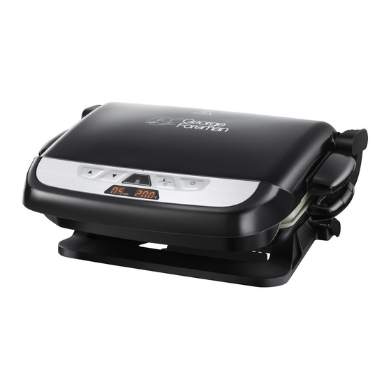 FOREMAN EVOLVE GRILL 21610 INSTRUCTIONS AND RECIPES MANUAL Pdf