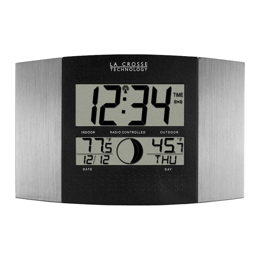 La Crosse Technology WS-8147U-IT Atomic Digital Wall Clock with