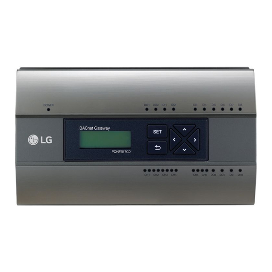 LG BECON HVAC BACnet PQNFB17C1 Installation & User Manual