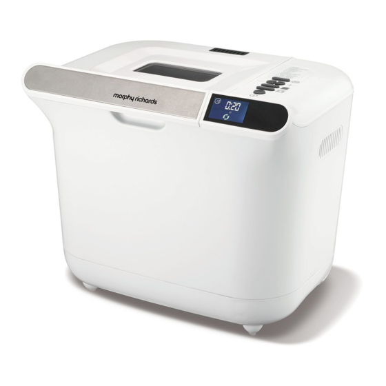 morphy richards 48221 bread maker recipes