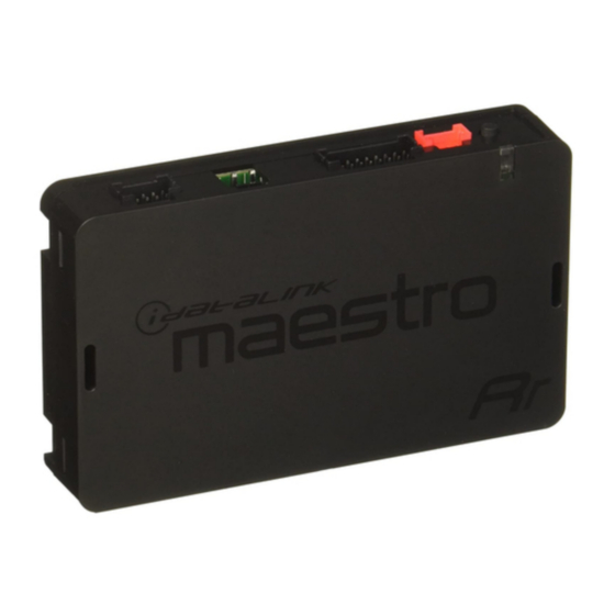 IDATALINK MAESTRO RR ADSRRFOR01DSIGEN INSTALL MANUAL Pdf Download