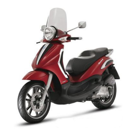 PIAGGIO BEVERLY 125 IE WORKSHOP SERVICE MANUAL DOWNLOAD 