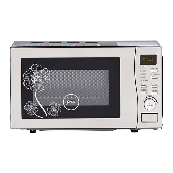 500 Watt Black Godrej Microwave Oven