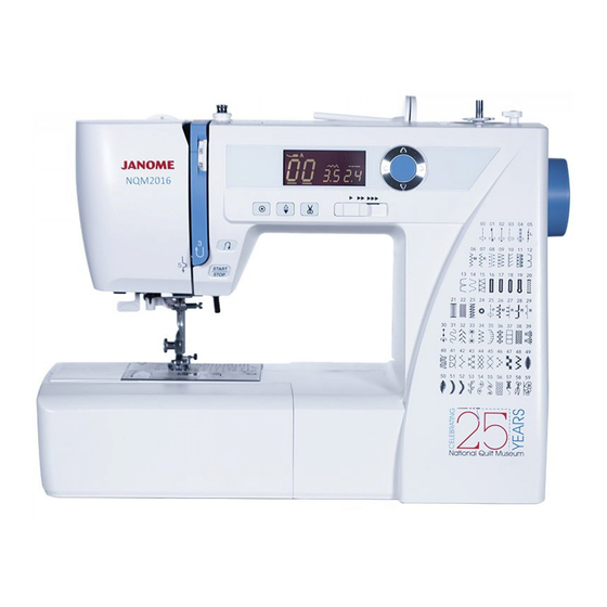 Janome dc2015 Instruction Book