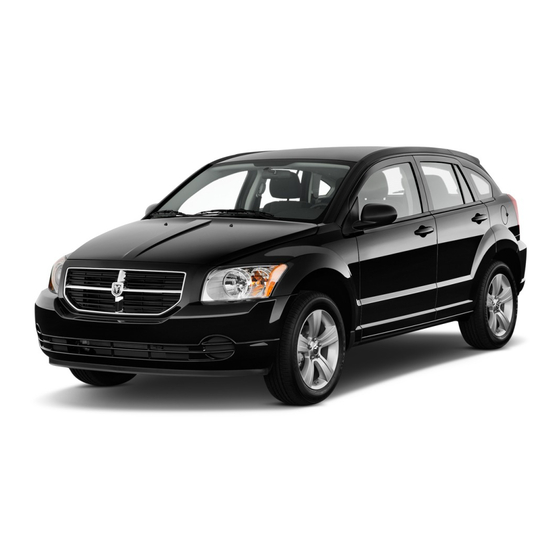 Dodge Caliber User Manual